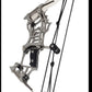 Mini metal bow and arrow set