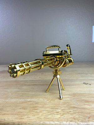 Old Painless" mini Gatling gun gold
